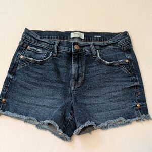 Kensie Vintage Luxe Jean Shorts - Dark Denim "The Short"